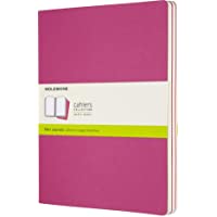 Moleskine Cahier Journal (Juego de 3 cuadernos con páginas en blanco- cubierta de cartón y bordados de algodón- grandes…
